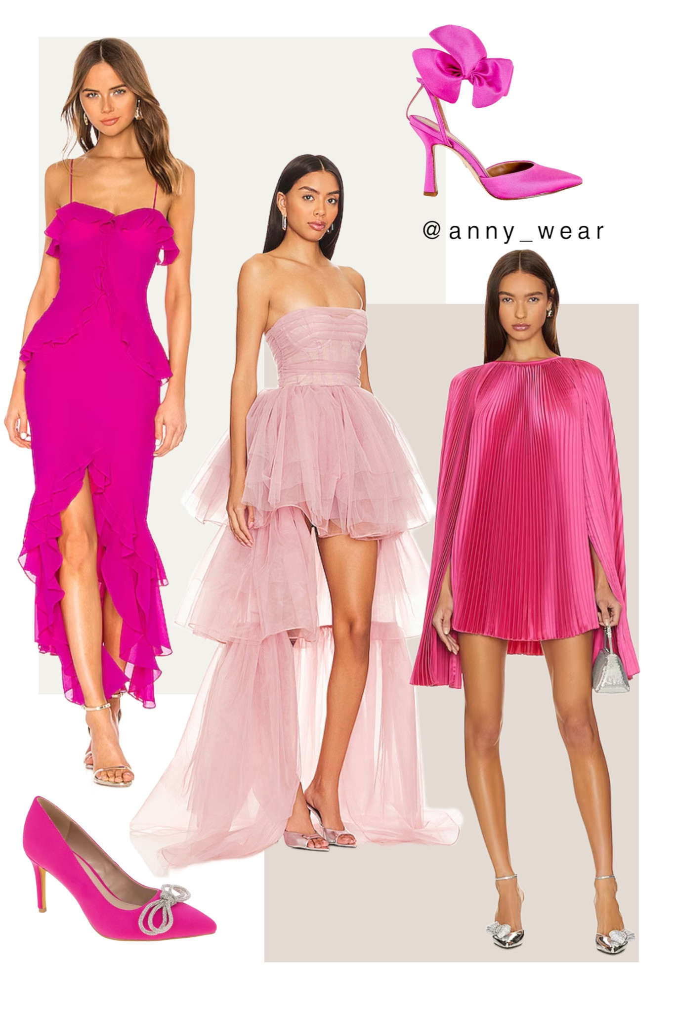 Dark Pink Blush Dresses