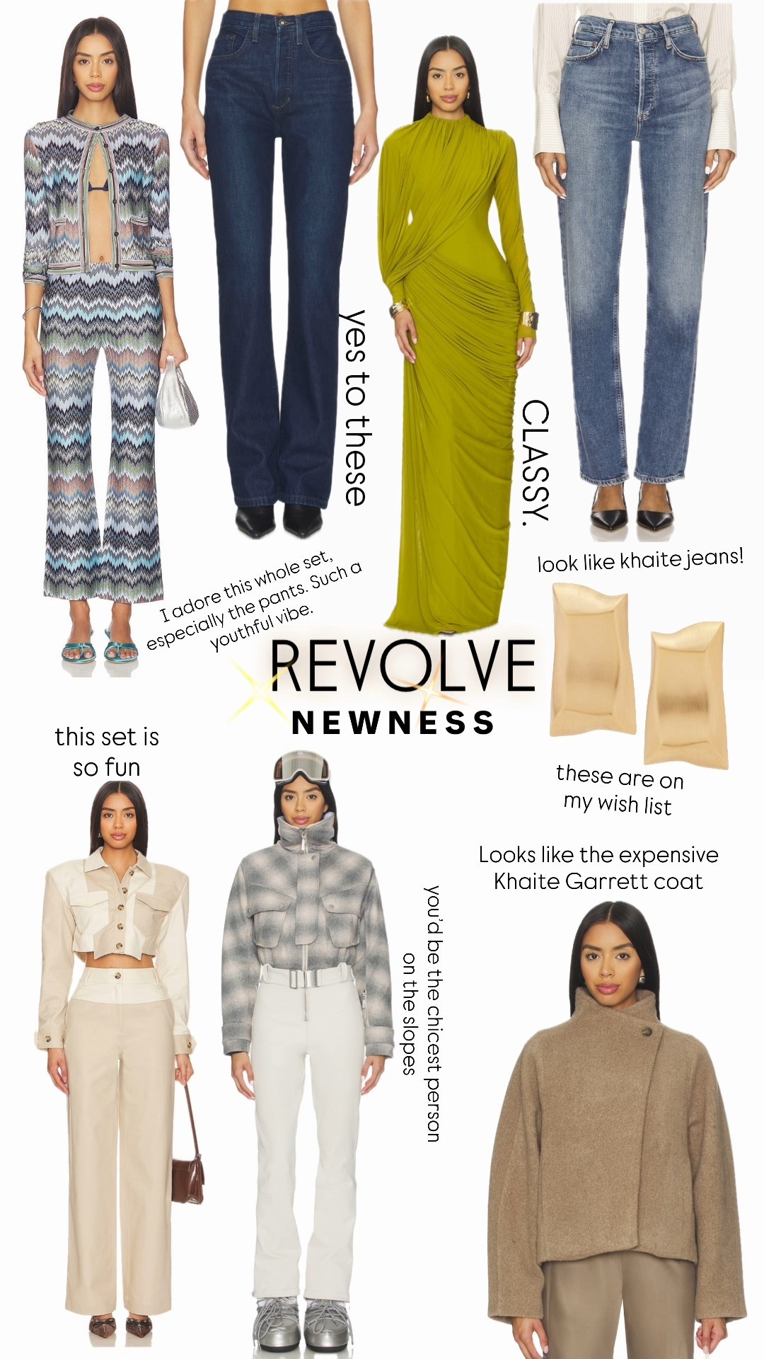 Revolve newness. Those earrings are on my wish list! Also, the jeans are very much giving designer Khaite vibes

#LTKWorkwear #LTKootd #LTKTravel