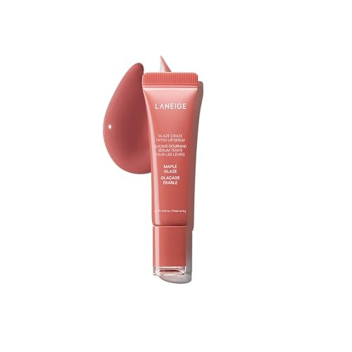 LANEIGE Glaze Craze Tinted, Hydrating Lip Serum for Glossy, Nourished Lips with Plumping Polypeptides, Maple Glaze | Amazon (US)