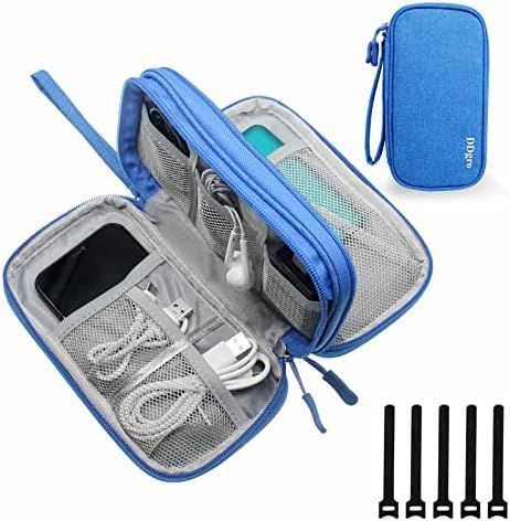 DDgro Electronics Travel Organizer, Small Accessories Pouch Bag for Keeping Power Cord/Charger/Ca... | Amazon (US)