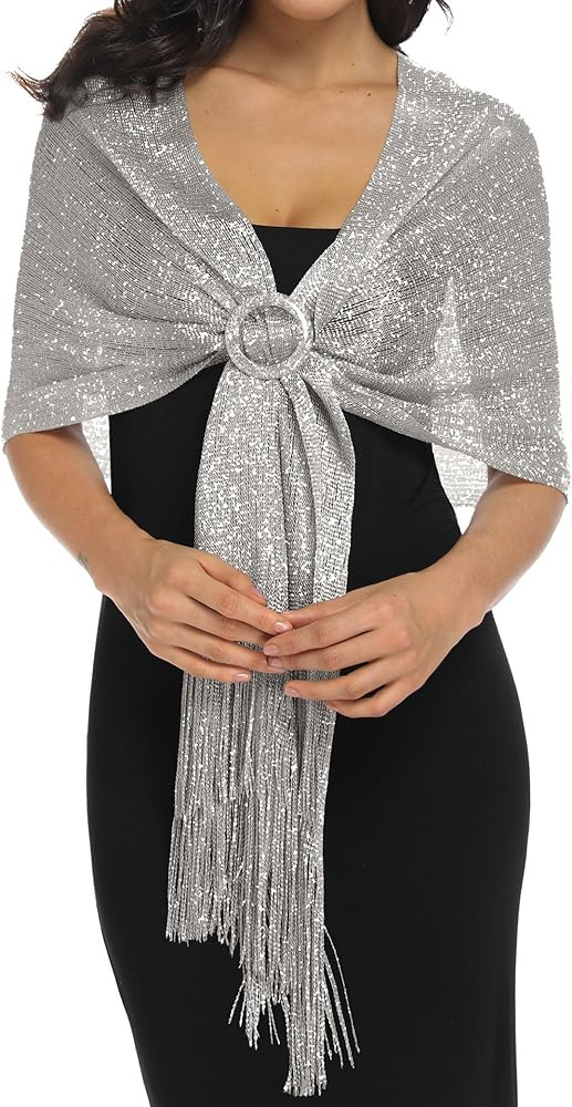 Rheane Shawls and Wraps for Evening Dresses Shawl Wraps for Women with Buckle for Evening Party D... | Amazon (US)
