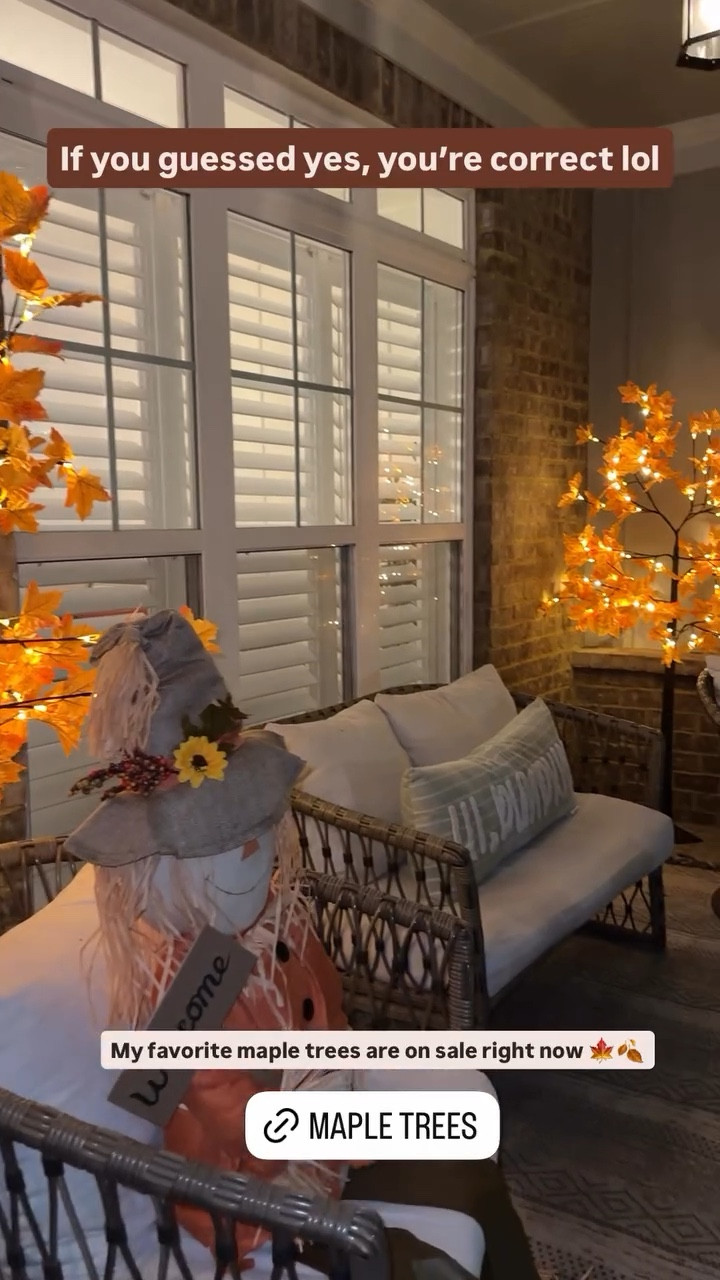 🍁 Cozy fall vibes start with the right décor! These maple trees are the perfect autumn decoration to warm up any space, and they’re on sale right now 🍂✨ Whether you’re styling your porch, entryway, or living room, these glowing fall maple trees make your home feel instantly festive and cozy.

Shop my favorites here and get your home ready for all things fall 🍁🍂

#LTKSeasonal #LTKHome #LTKFallSale