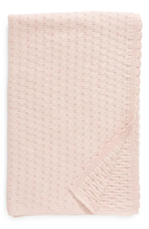 Nordstrom Pointelle Blanket in Pink Lotus at Nordstrom | Nordstrom