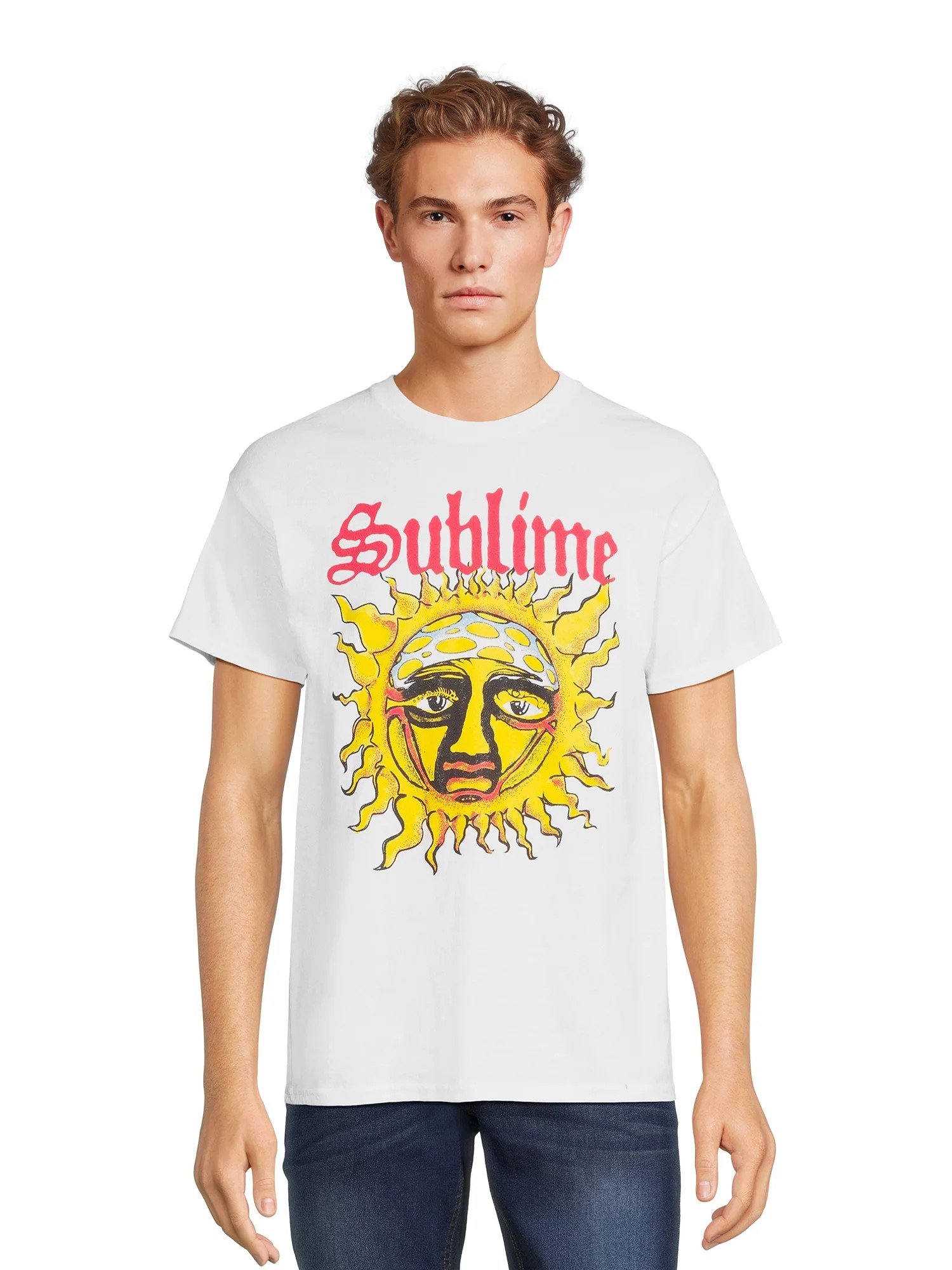 Sublime Men's Graphic Band Tee with Short Sleeves, Sizes S-3XL | Walmart (US)