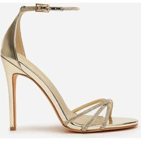 'Quinley' Embellished Strappy Stiletto Heels | PrettyLittleThing UK