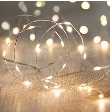 ANJAYLIA LED String Lights, 16.5Ft/5M 50leds Battery Operated Fairy Lights for Garden Home Party ... | Amazon (US)