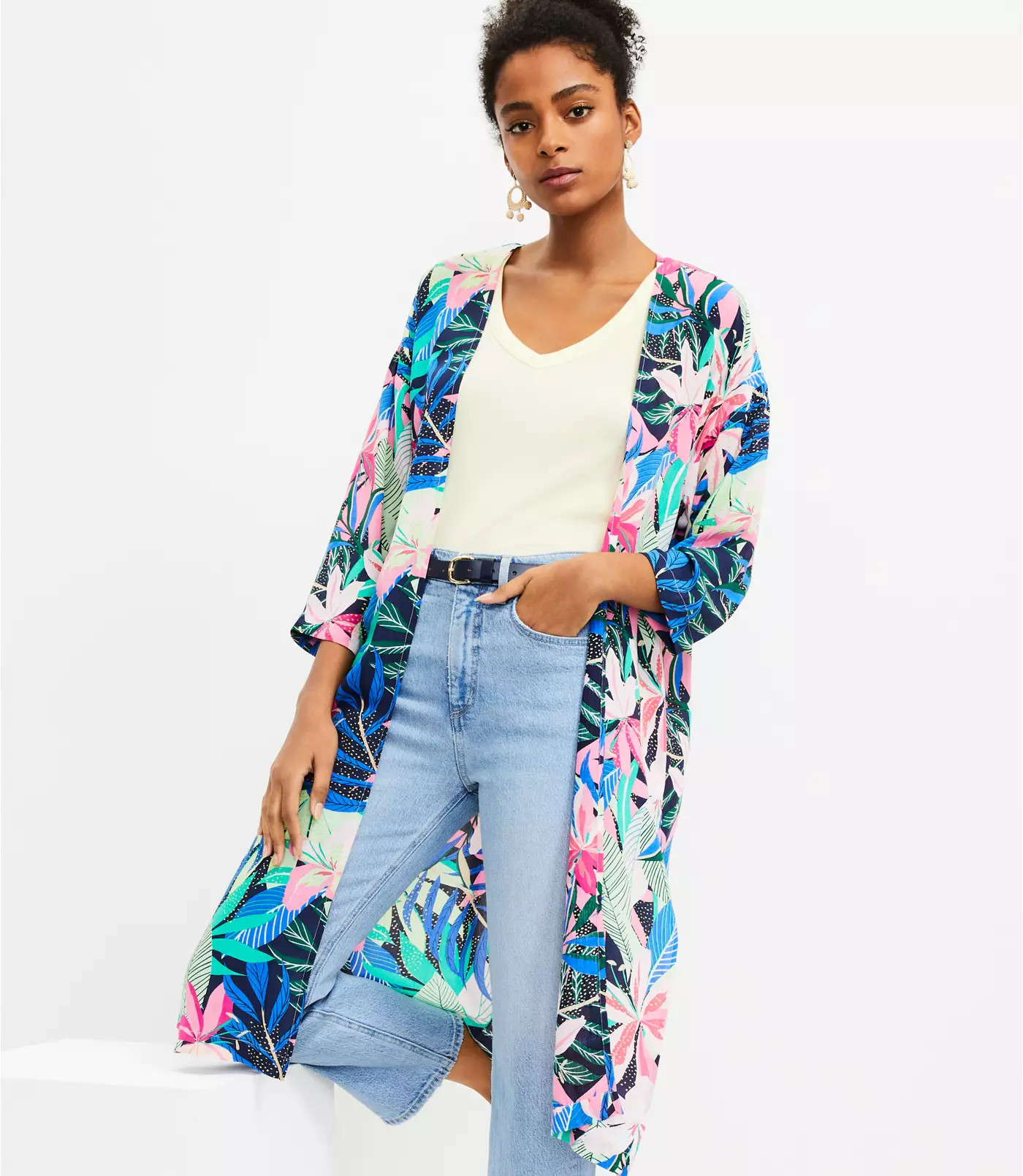 Palm Duster Wrap | LOFT