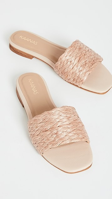 Key Largo Braided Raffia Slip On Sandals | Shopbop