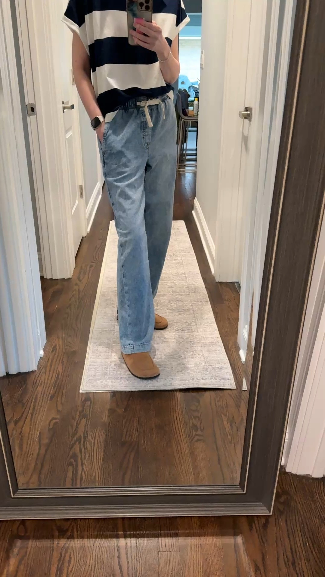 These jeans are so comfortable and on sale with free shipping with code GFSUMMER!! You can’t even tell they just pull on. They come in short and tall lengths. I’m wearing a small tall.

#LTKootd #LTKSaleAlert #LTKTall