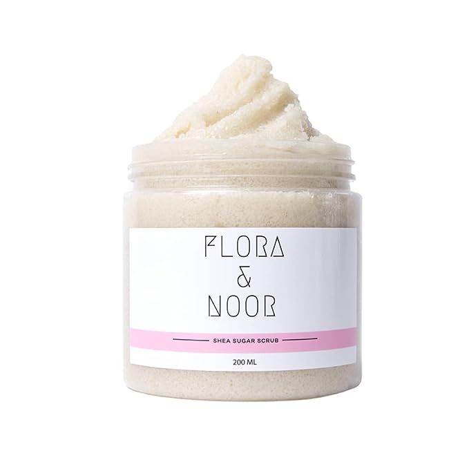 Amazon.com : Flora & Noor Shea Sugar Scrub | Exfoliating Scrub for Body | Hydrates and Moisturize... | Amazon (US)