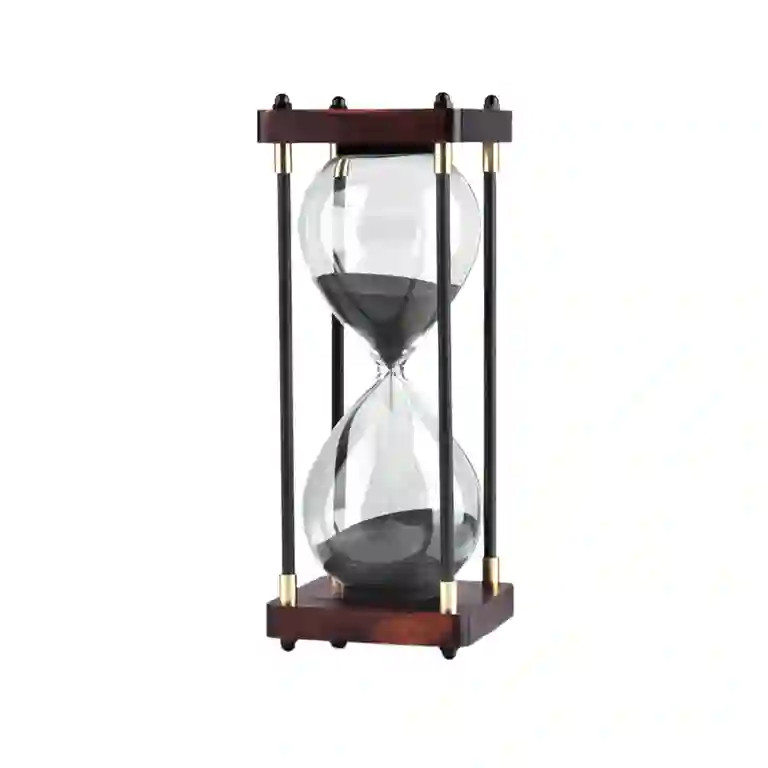 Wdhugt Glass Hourglass Timer 30-Minute Sand Timer Child-Safe Decorative Ornament For Desk Home Of... | Walmart (US)