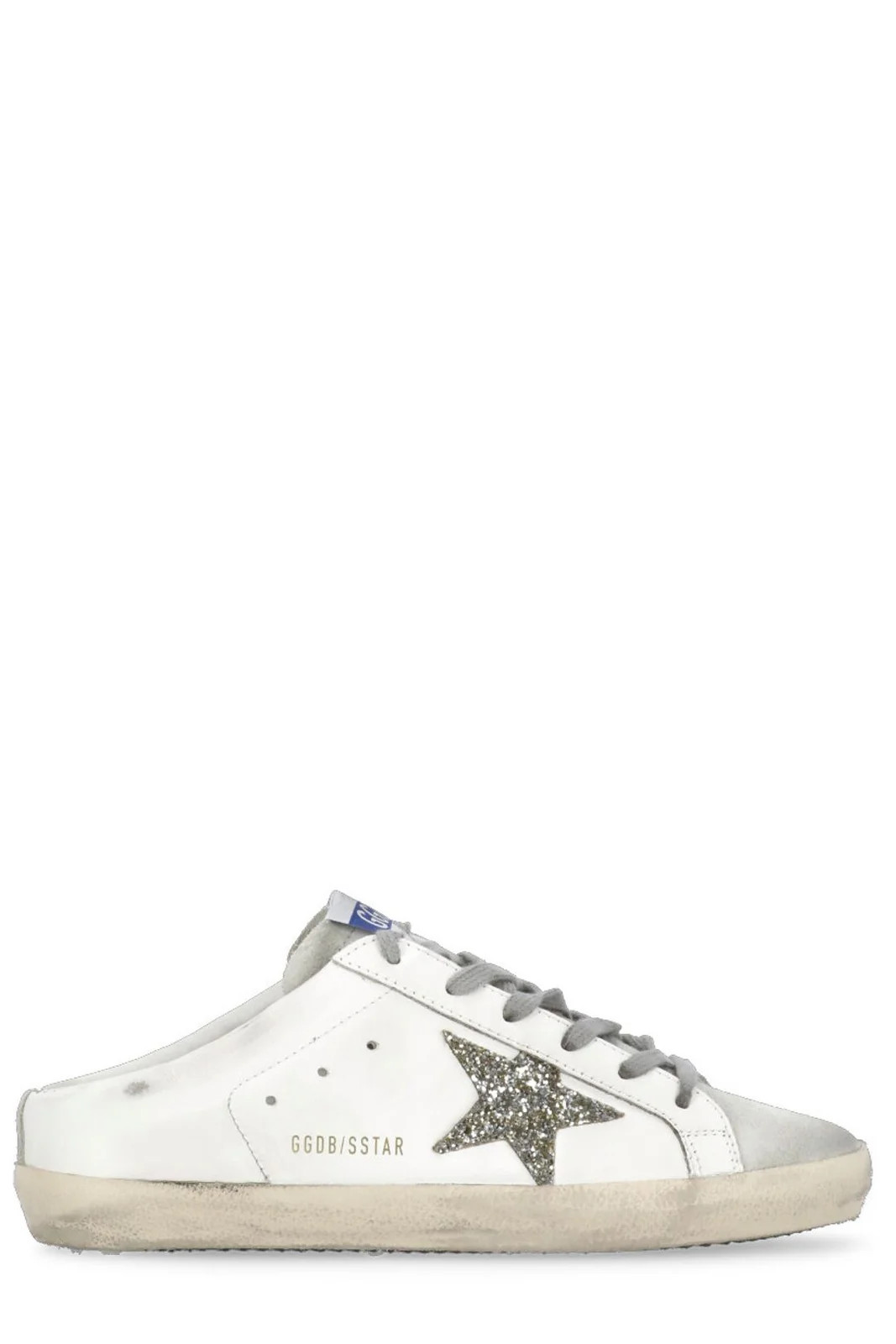 Golden Goose Deluxe Brand Super-Star Glittered Mules | Cettire Global