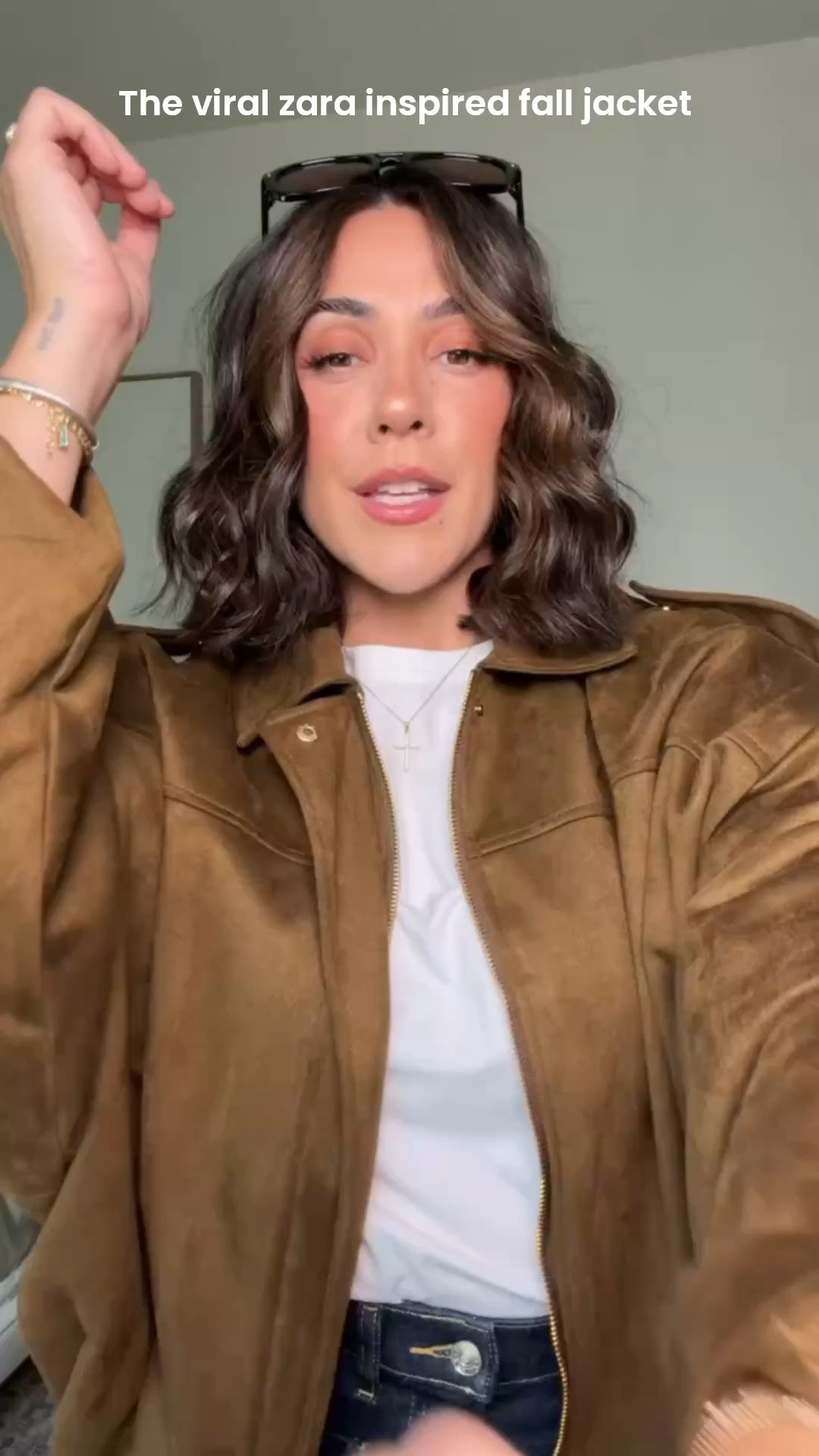 The cutest fall jacket on Amazon - inspired by Zara and under $30, I have both and they’re practically identical! Size L