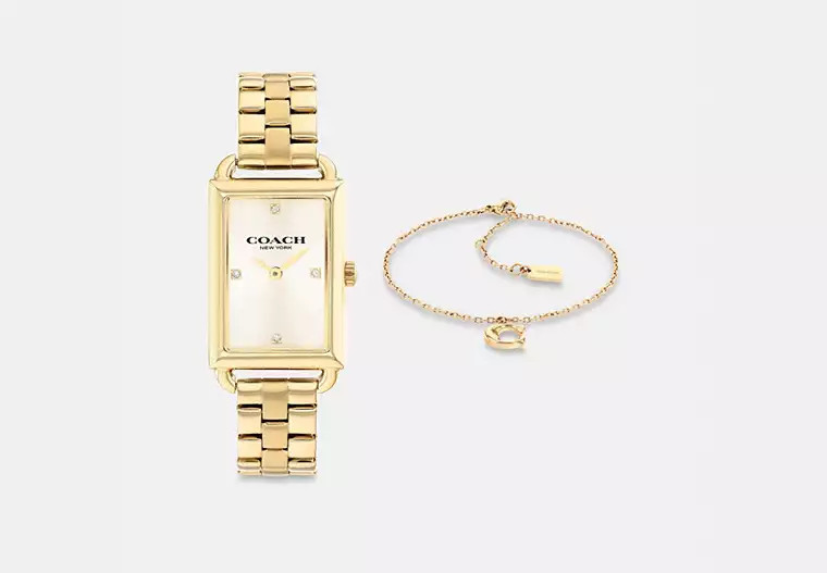 Coach Outlet Liz Watch Gift Set, X 22 Mm - Yellow, Size: 30 Mm | Coach Outlet US