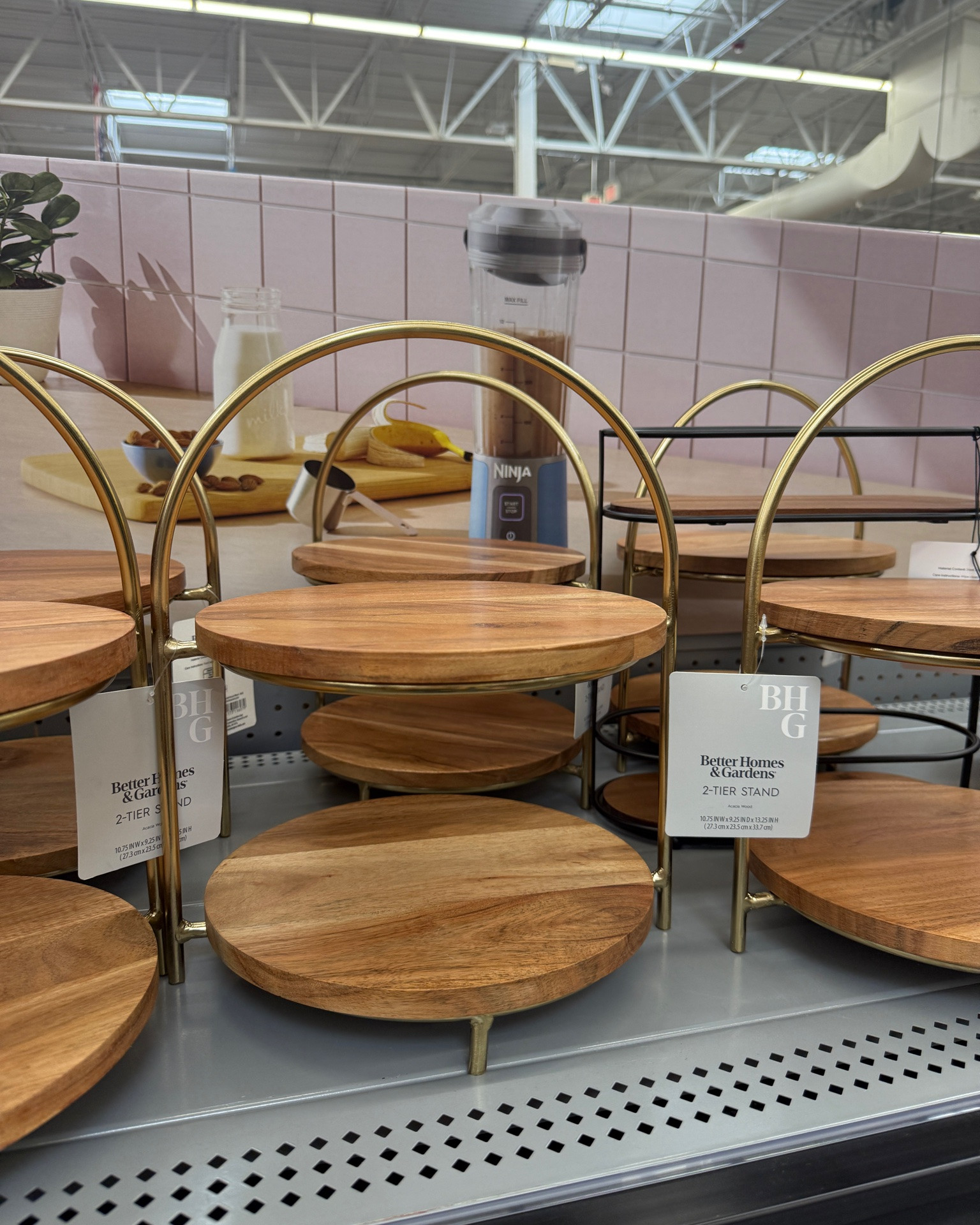 Fall hosting just got a whole lot easier 🍂🧀 all under $25!

I found the prettiest hosting pieces at Walmart, all from Better Homes & Gardens, and they're the kind of thing that makes a simple spread look like you spent hours on it.

🍁 **2-tier acacia wood stand**: the gold arched frame makes it feel so elevated. Perfect for desserts, cookies, or apple cider donuts. It's about 13" tall, so it adds height to any table.

🍁 **Fluted wood tray**: the scalloped edge and rich, warm brown finish are so good. Use it for a coffee table centerpiece, a drink station, or a big grazing tray.

🍁 **Marble platter with wood stand**: charcuterie board, meet your new best friend. The natural marble and wood legs are gorgeous and will look great long after fall ends.

Stack, layer, and mix heights, and your table will look styled without even trying. 😍

#LTKhome #LTKfall #LTKparties #LTKfindsunder50 #LTKSeasonal #falldecor #hostingessentials #charcuterieboard #walmarthome #betterhomesandgardens

#LTKHome #LTKSeasonal #LTKOver40