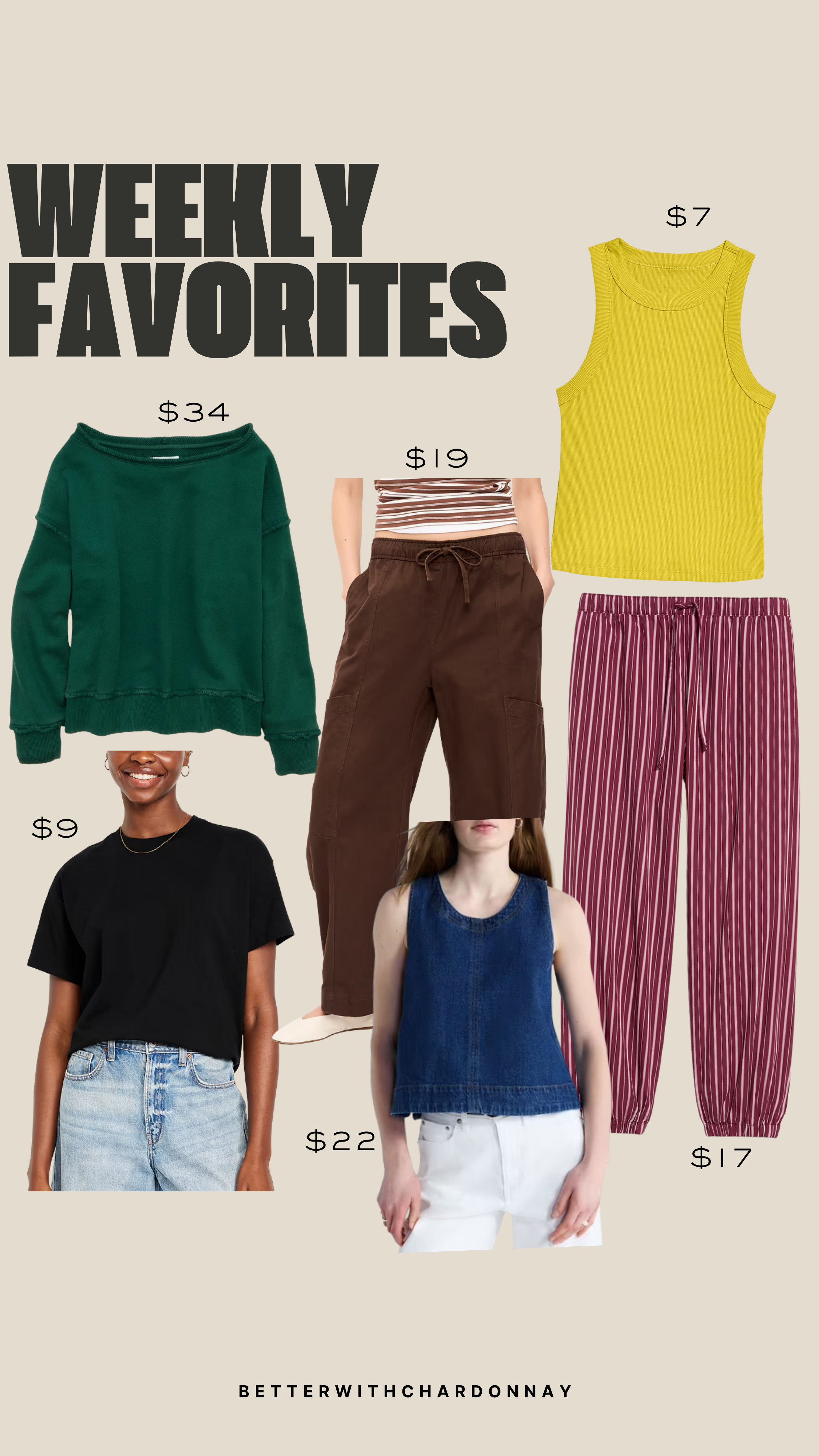 Weekly Favorites!

weekly favorites, top sellers, striped pants, casual summer style 

 #LTKSeasonal #LTKMidsize