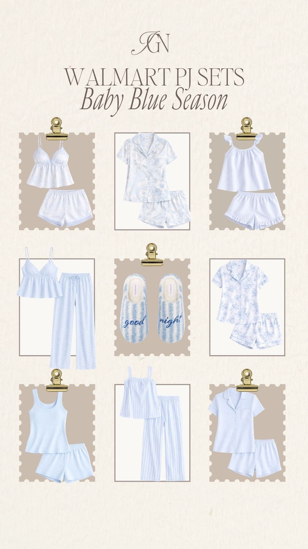 Walmart pj sets 🤍 bay blue edit 💫

#walmart #walmartfashion #pajamas #spring #springpajamas #pjs #slippers #pjset

#LTKSeasonal #LTKSpringSale #LTKBeauty