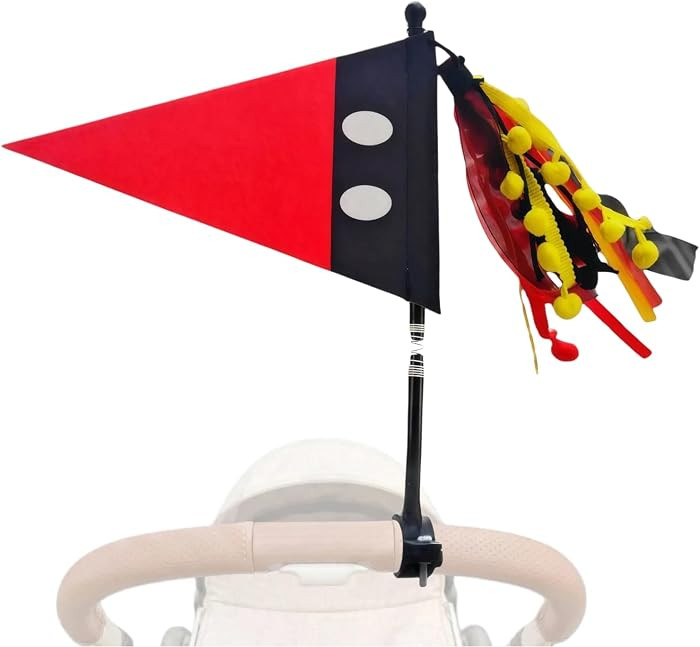 Theme Park Stroller Marker Pennant Flag with DIY Patches | Amazon (US)
