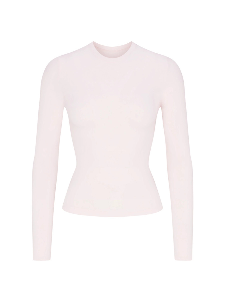 Women's Long Sleeve T-Shirt - Barely Pink - Size XL | Saks Fifth Avenue