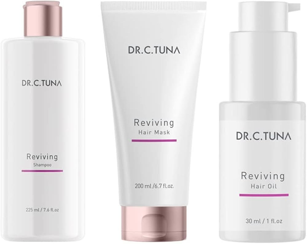 DR.C.TUNA REVIVING SERIES HAIR CARE SET 3 PIECES | Amazon (US)