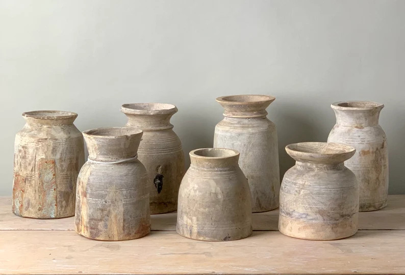 Small Sun Bleached Wooden Vessel (Free Shipping) | Etsy (US)