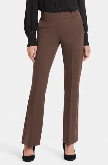 Pull-On Flare Leg Ponte Knit Trousers | Nordstrom