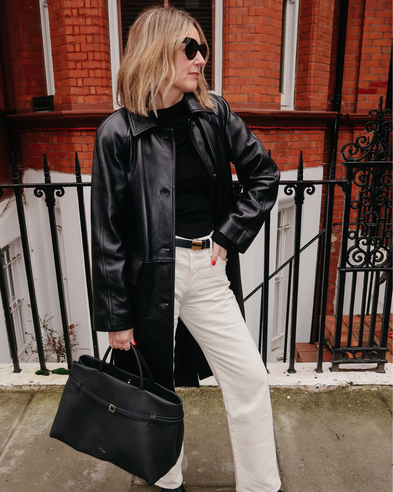 Winter White Denim | Levi’s | Leather Jacket | Boots | Tote Bag 

#LTKwinter #LTKstyletip #LTKuk