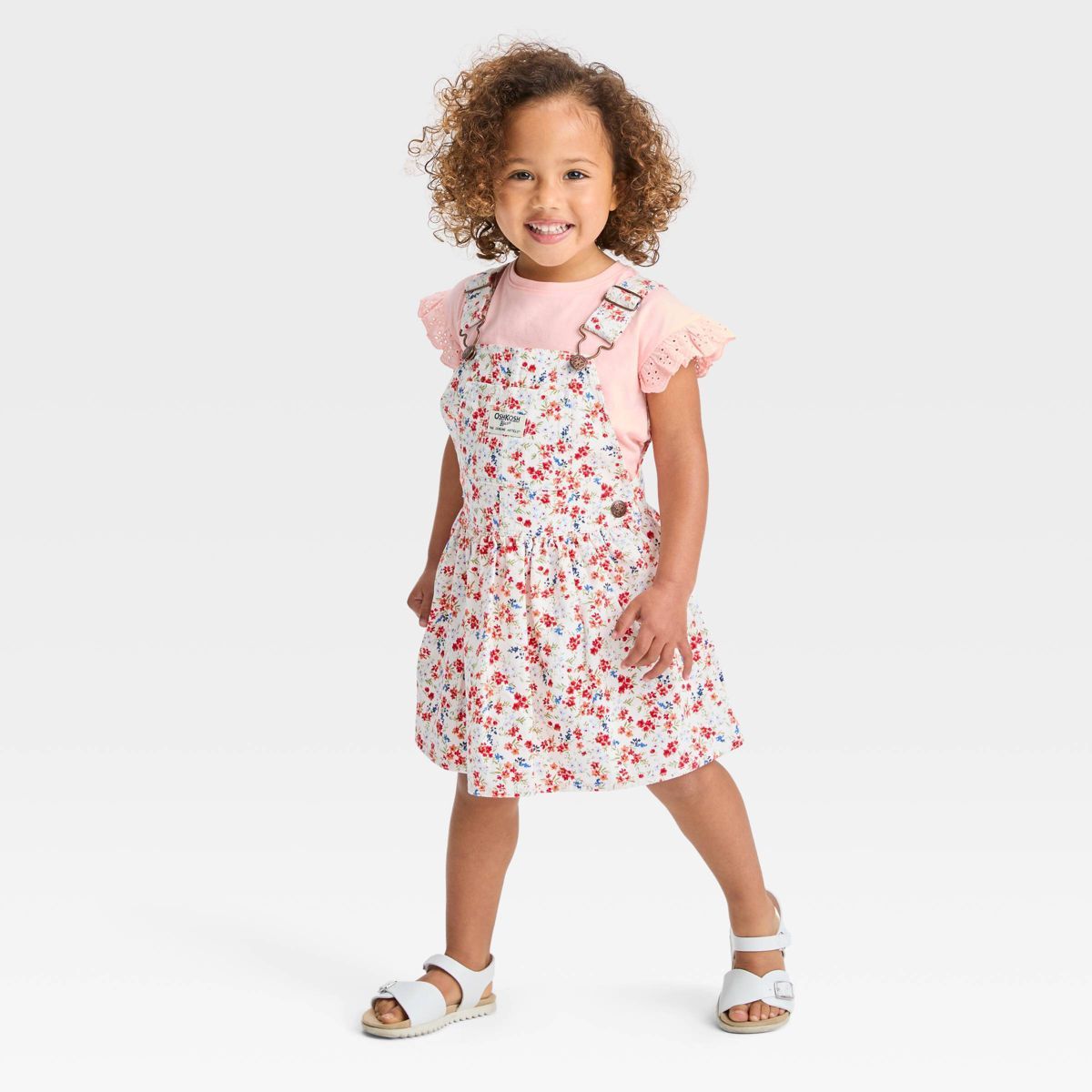 OshKosh B'gosh Toddler Girls' Floral Skirtall - White | Target
