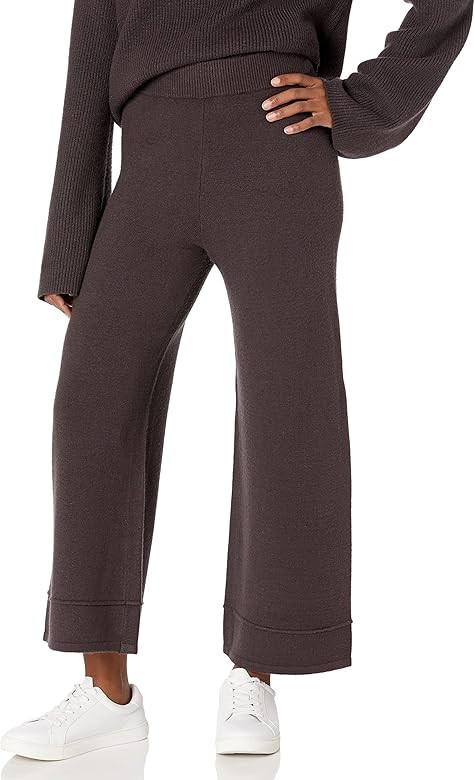 The Drop Women's Bernadette Pull-On Loose-Fit Cropped Sweater Pant | Amazon (US)