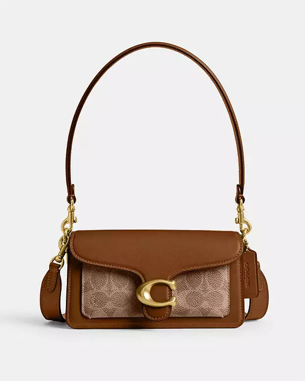 COACH\u00ae GB | Tabby Shoulder Bag 20 In Signature Canvas | Coach (UK)