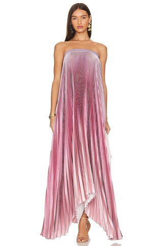 L'IDEE Bisous Strapless Gown in Mauve Ombre from Revolve.com | Revolve Clothing (Global)