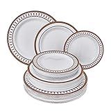 Amazon.com: Red Holiday Plastic Plate Set, Includes 20 Dinner Plates (10.25”), 20 Side Plates (... | Amazon (US)