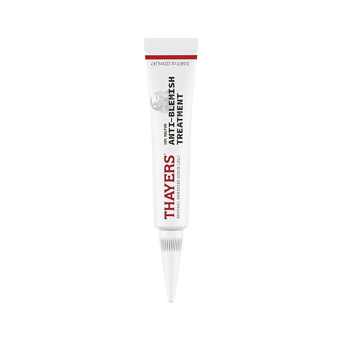 THAYERS Rapid Acne Treatment with 10% Sulfur, Sulfur Acne Treatment with Niacinamide and Glycolic... | Amazon (US)