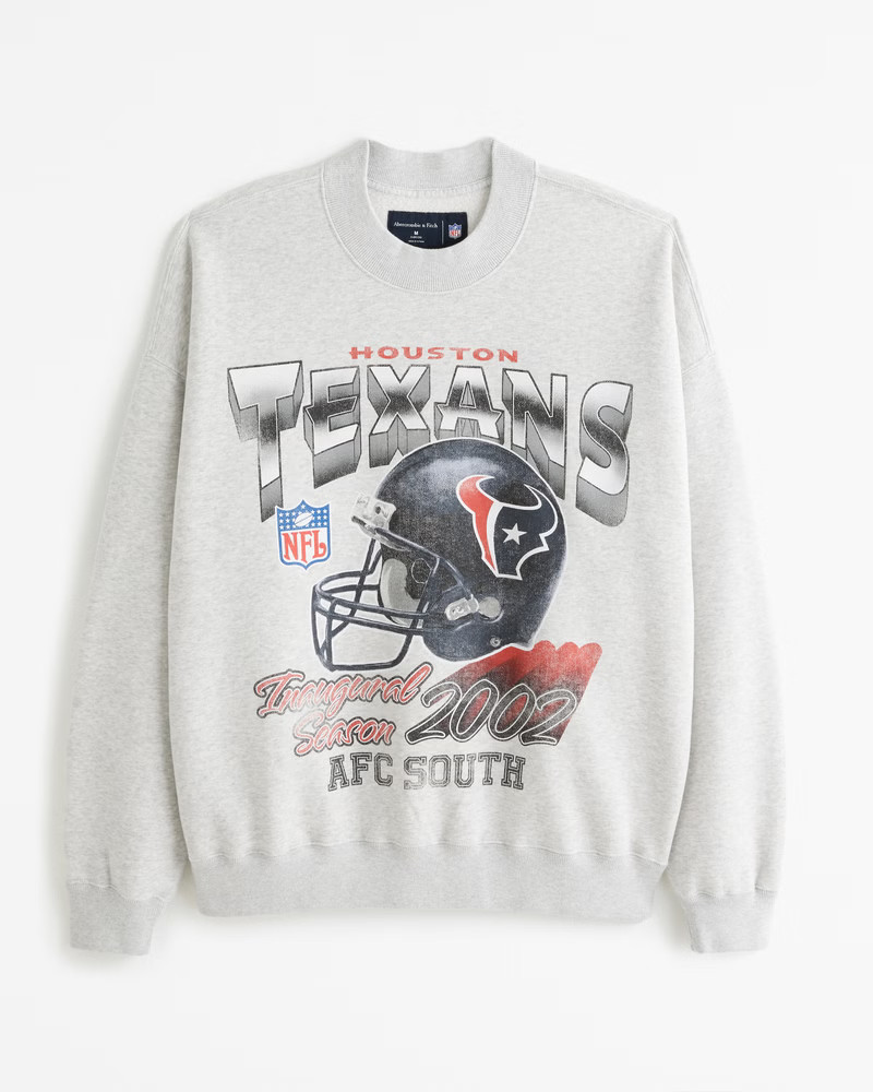 Houston Texans Graphic Crew Sweatshirt | Abercrombie & Fitch (US)