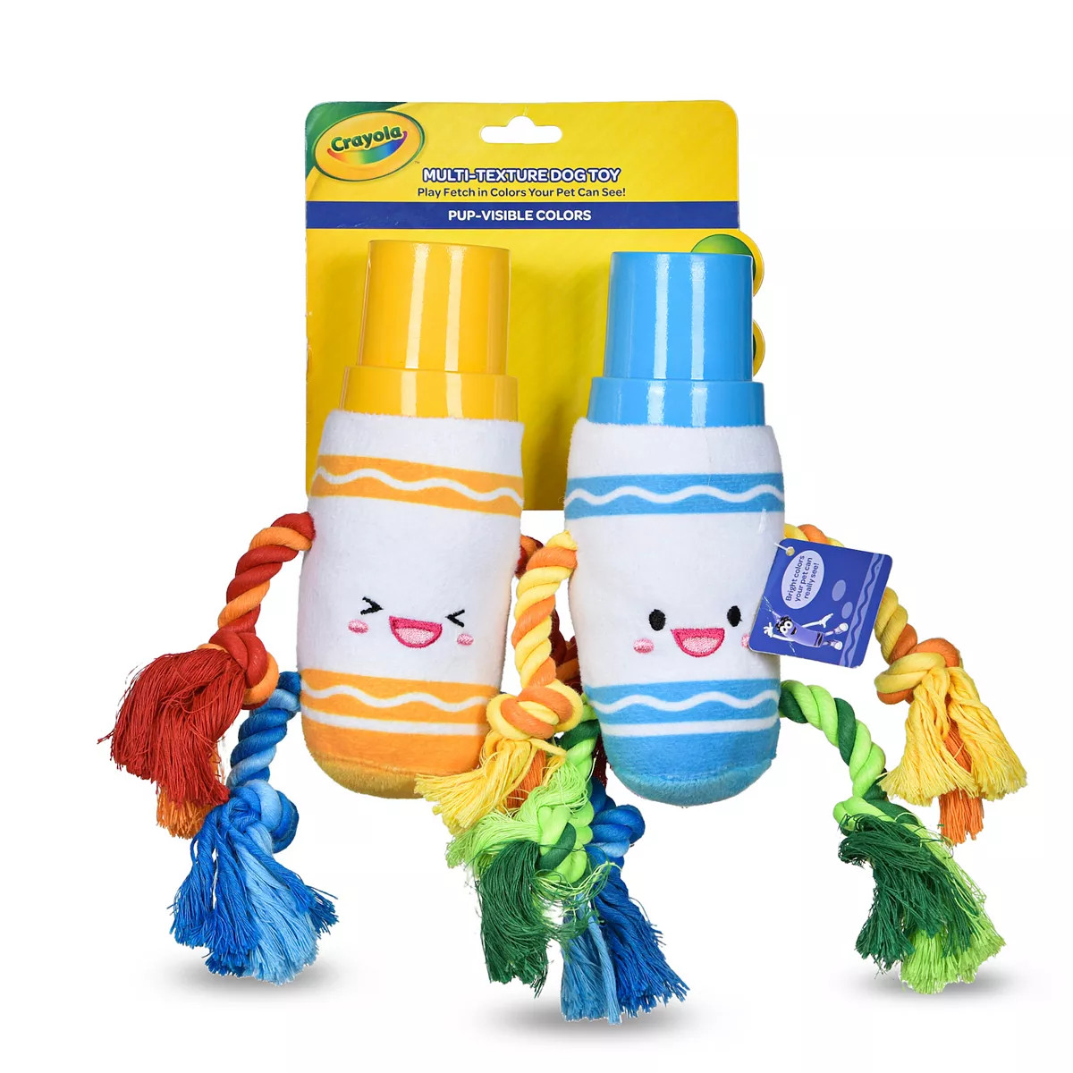 Crayola Marker Rope Plush Squeaker Pet Toy Combo Set | Kohl's