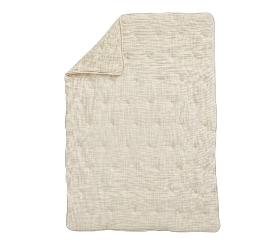 Cuddle Me Muslin Baby Quilt | Pottery Barn Kids