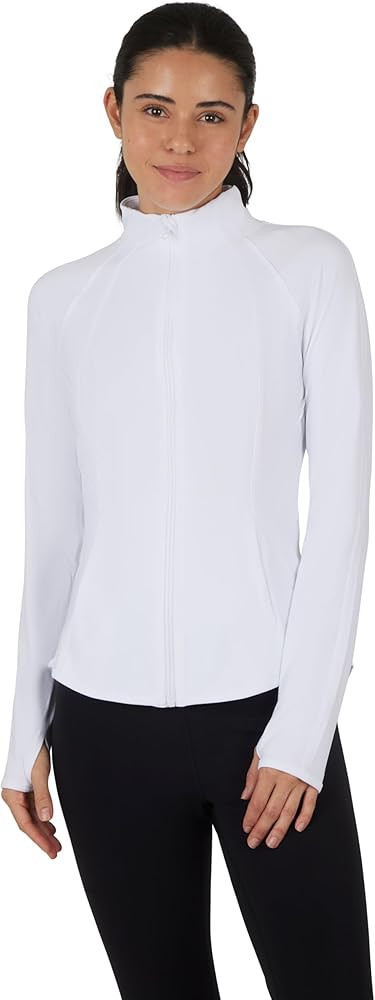 Yogalicious Womens Ultra Soft Lightweight Full Zip Yoga Jacket with Pockets | Amazon (US)