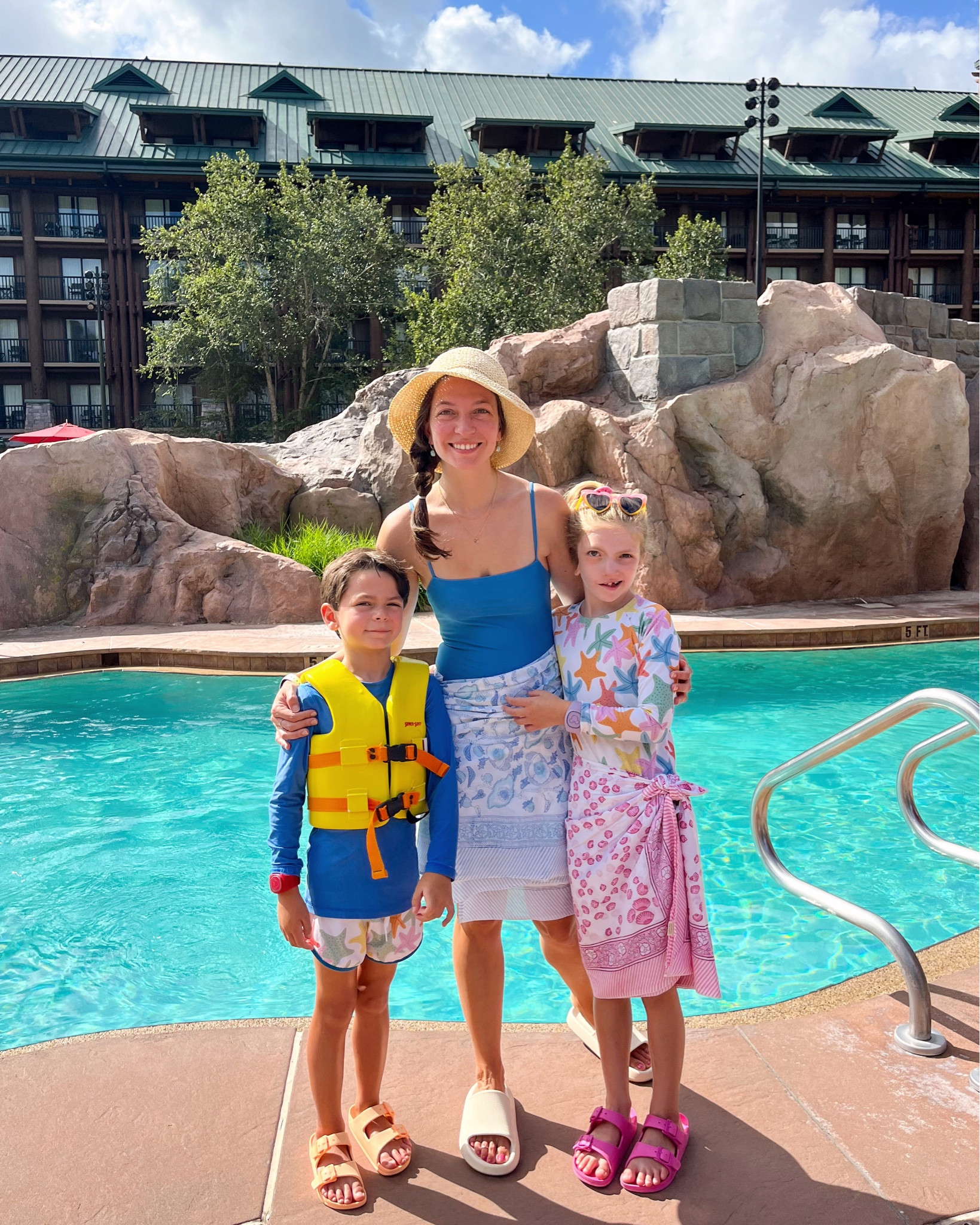 Day 4: Pool Day at the Wilderness Lodge! 
We let the kids (including Joe 😉) sleep in today- everyone needed it! I walked down to get coffee by myself (which was so nice) around 7:30 & everyone was still asleep! Finally, we went to get breakfast a little after 9 at the Roaring Fork- Mickey waffles for the win- & then picked out our spot at the pool. We swam until almost 1 & then grabbed lunch at Geyser Point before taking a break for crafts & heading back to the room to rest & shower for dinner at the Grand Floridian Cafe. We all love the water taxi & since the weather was nice, we took that to the MK & then the GF. On the way back, after shopping at the gift shop, we took the monorail to the MK & the water taxi back to the WL where our captain (Rusty) told us he was in 2 Pirates of the Caribbean movies! We ended the night with Moana, foosball, & fireworks & then the kids fell asleep pretty much upon landing in bed (while we packed for the MK)! #disneywithkids #disneyworldtips #disneyswildernesslodge


#LTKswim #LTKfamily #LTKtravel