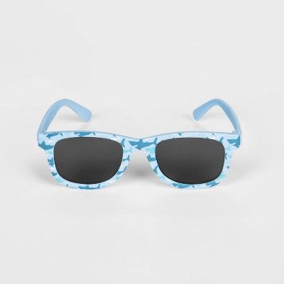 Toddler Boys' Wayfarer Sunglasses - Cat & Jack™ Light Blue 2T-3T | Target