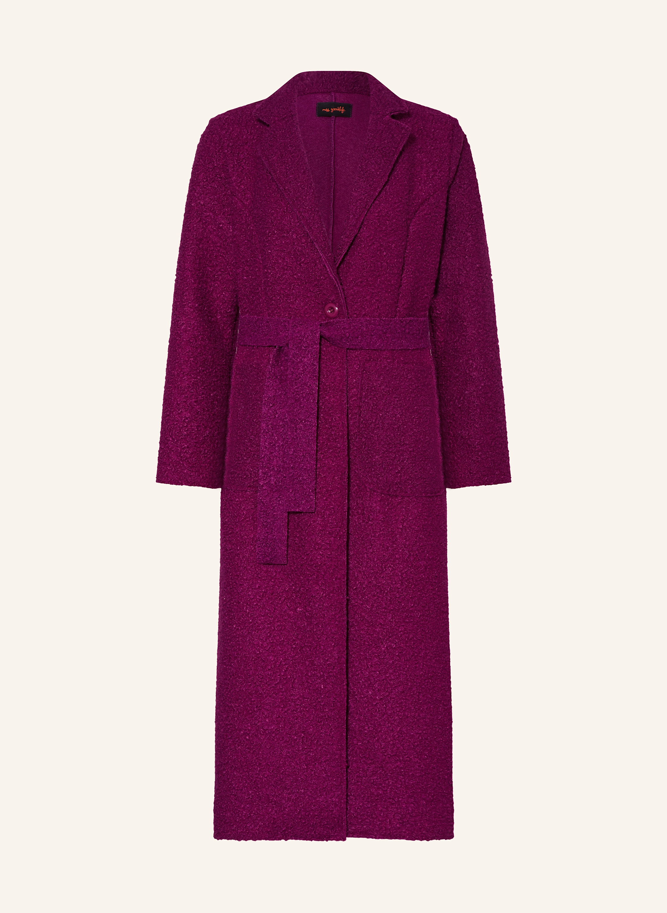 miss goodlife Bouclé-Mantel in lila | Breuninger (DACH)