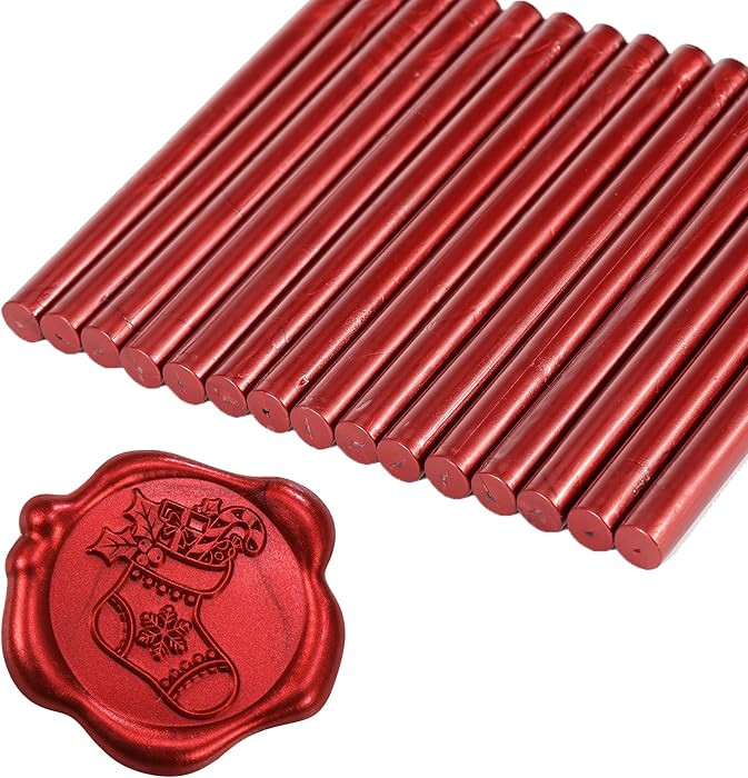 Yoption 15 Pieces Glue Gun Sealing Wax Sticks for Wax Seal Stamp, Great for Wedding Invitations, ... | Amazon (US)