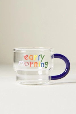 Love Notes Glass Espresso Cup | Anthropologie (US)