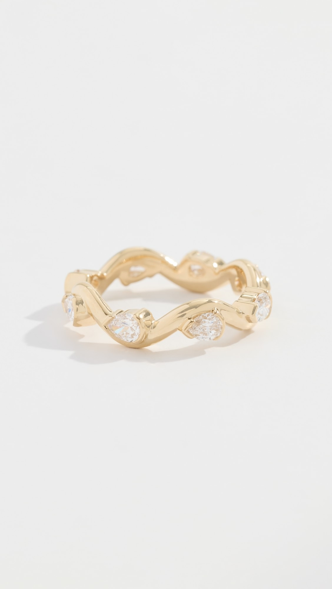 Lab Grown Diamond Coquette Eternity Yellow Gold Band | Shopbop