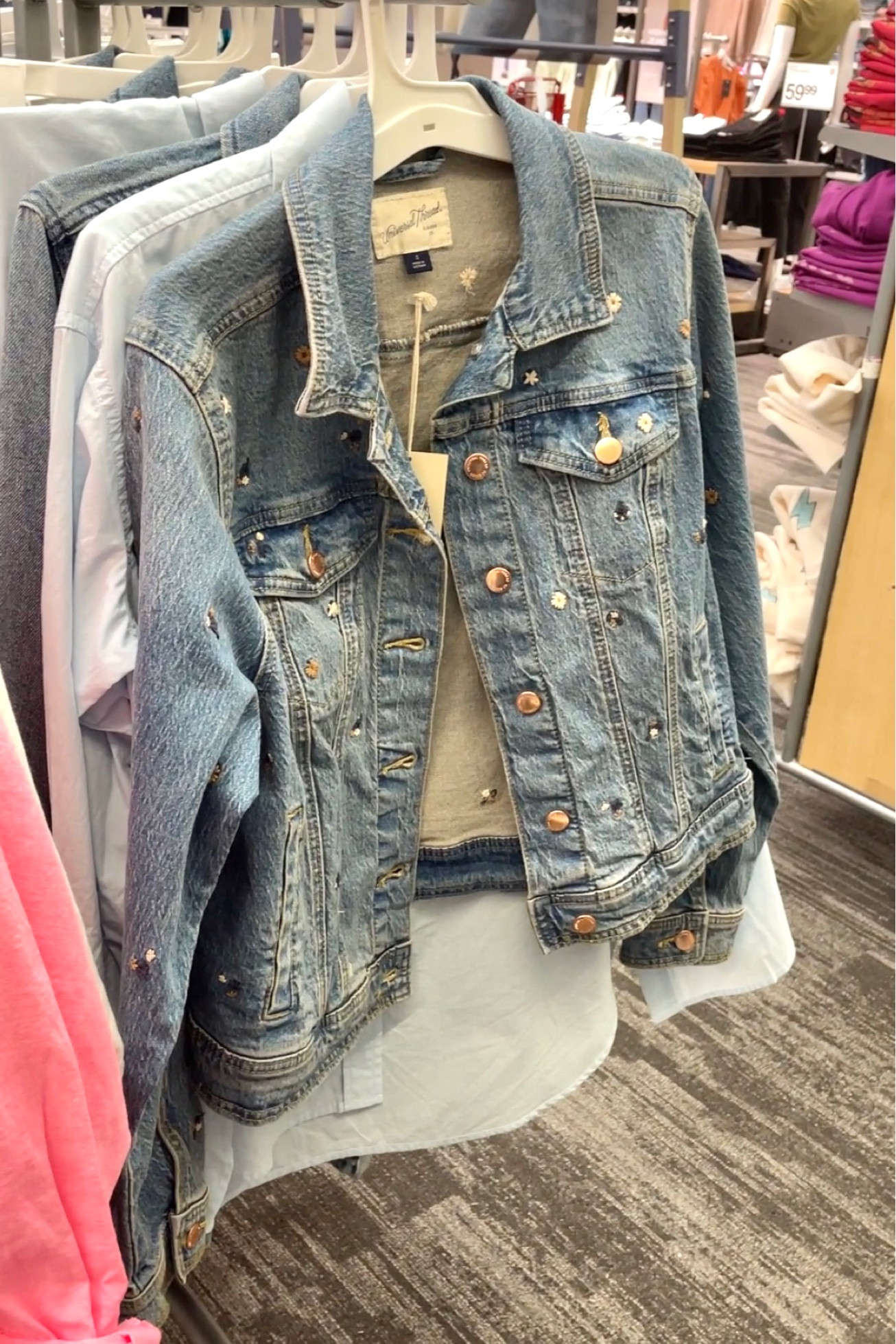 #target #jeanjacket #universalthread #embroideredjeanjacket #floraldenimjacket #girlyjeanjacket #coachella #festival #concert #closetstaple #boho #bohemian #frmme #cottage #daisy 

#LTKcurves #LTKstyletip #LTKFind