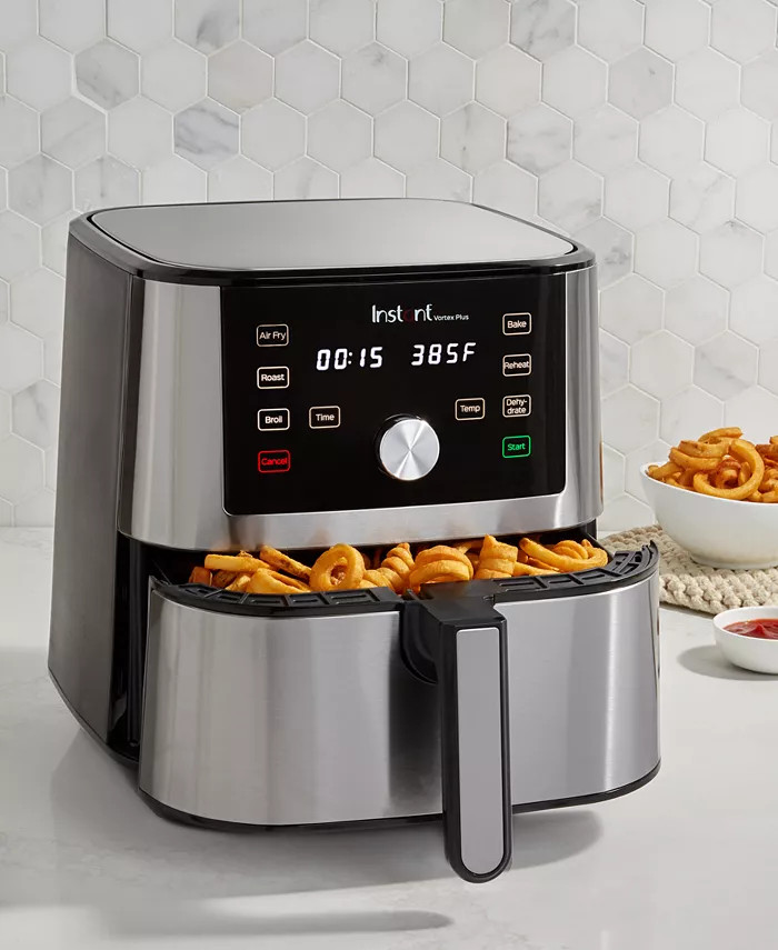 Vortex Plus 6 Qt. 6-in-1 Stainless Steel Air Fryer | Macys (US)