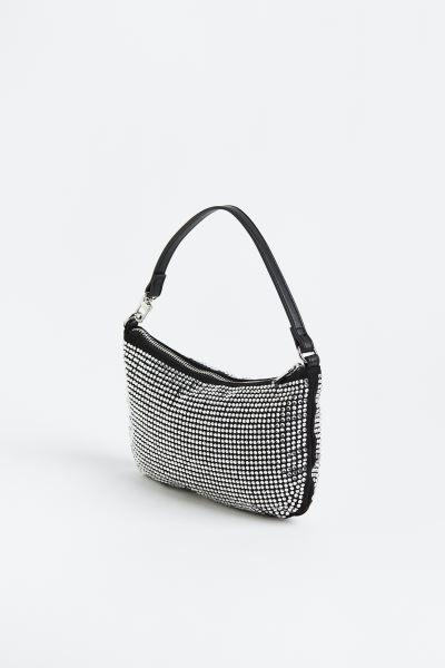 Rhinestone-embellished Shoulder Bag | H&M (US + CA)