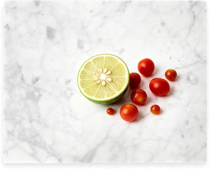 Marble Cutting Board for Kitchen 16\u00d712 Inch Italian Carrara White | Amazon (US)