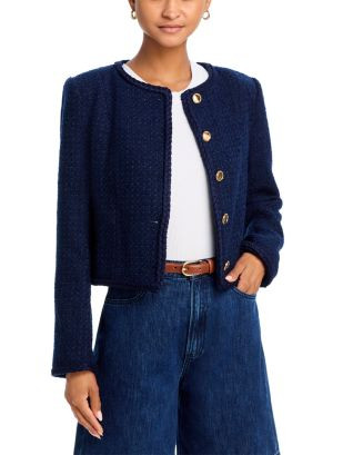 AQUA Tweed Jacket - Exclusive  | Bloomingdale's Women | Bloomingdale's (US)