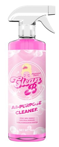 Clean B All Purpose Cleaner - Multipurpose Home and Kitchen Cleaning Spray for Glass, Countertops... | Amazon (US)