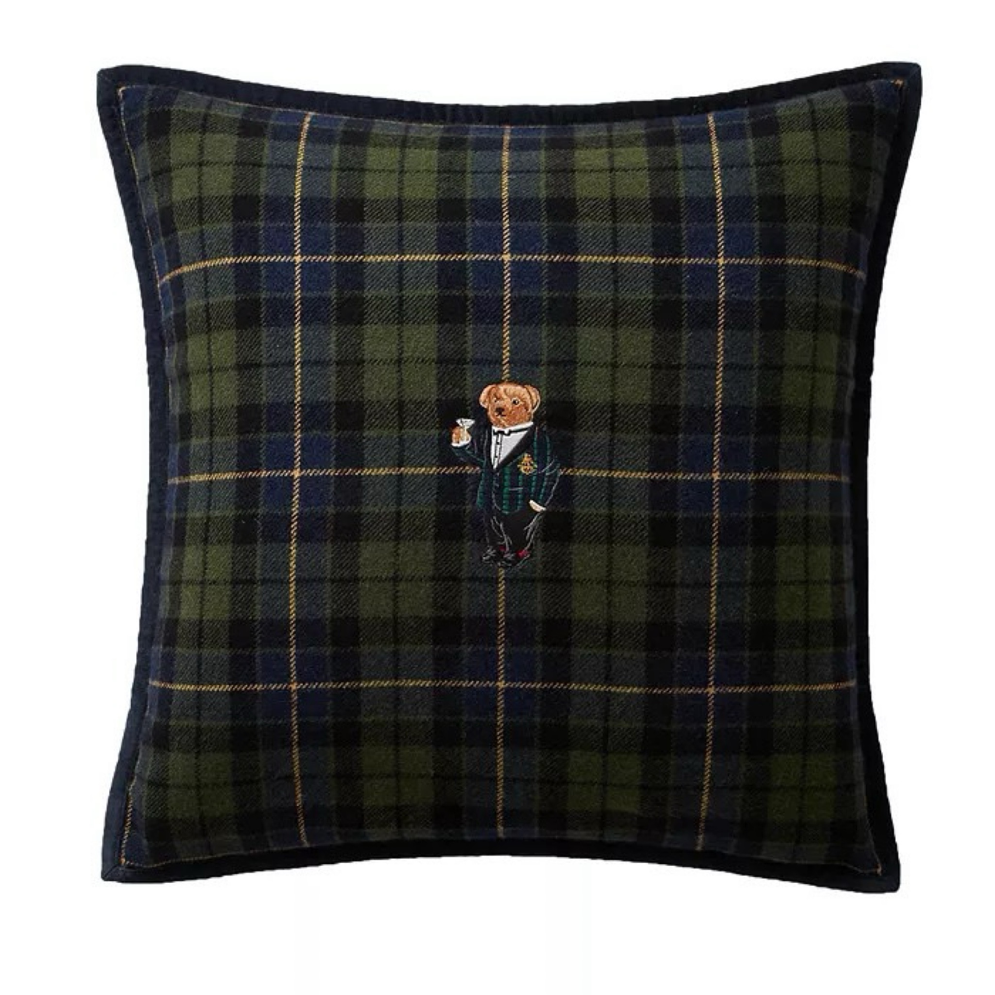 Somebody tell me I don’t need this Ralph lauren pillow - the green and blue plaid is everything. I wanted to get this jacket for robert - and the teddy bear with the martini is sooooo cute. I love all things Ralph lauren home 

#LTKStyleTip #LTKFamily #LTKHome